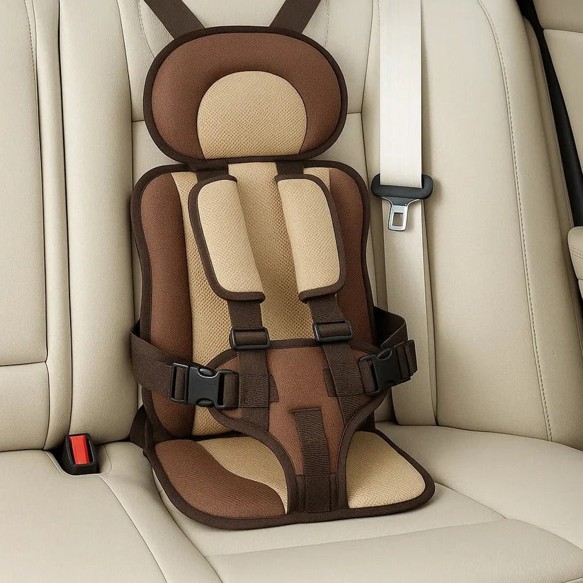 Opvouwbaar Reiszitje voor Kinderen met Vijfpuntsgordel – Compact Autostoeltje voor Onderweg – Veilig met Snelle Montage Taxi Huurwagen | Sulvida