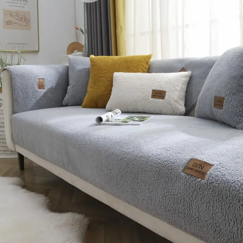 Bankhoes Teddy Fleece Waterdicht met Antislip Achterkant – Zachte Zitbank Beschermer voor Huisdieren en Kinderen | Sulvida