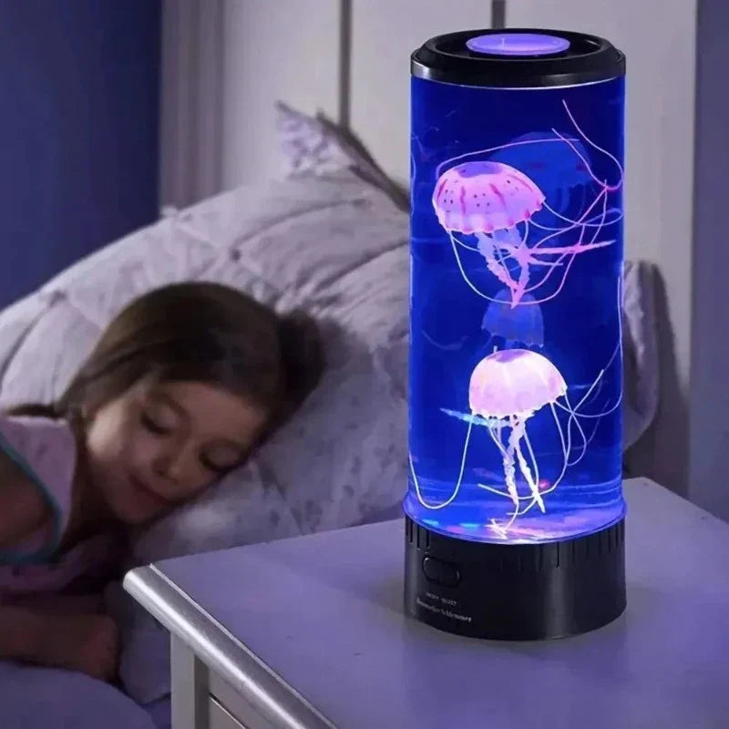LED-Stemmingslamp Zwevende Kwal met Zachte Kleurwisseling voor Ontspanning Slaapkamer Bureau Decoratie | Sulvida