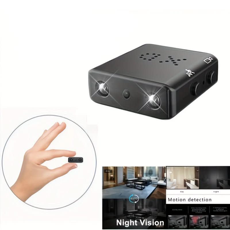 Caméra de sécurité avec vision nocturne Full HD, mini caméra de surveillance, détection de mouvement, sécurité intérieure, sans fil | Sulvida