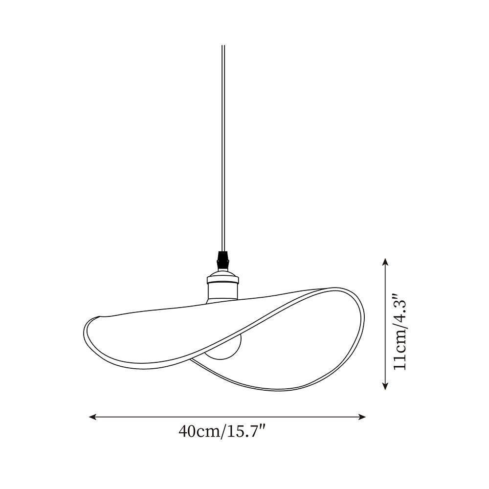 Hanglamp met Linnenkap en Houten Accenten Scandinavisch Design Dimbaar E27 Fitting voor Woonkamer Eetkamer | Sulvida