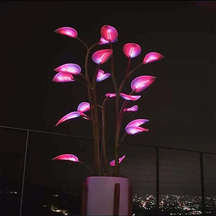 LED Kamerplant met 500 Programmeerbare Lichtmodi App-Gestuurd Sfeerverlichting Decoratieve Plant 100 cm | Sulvida
