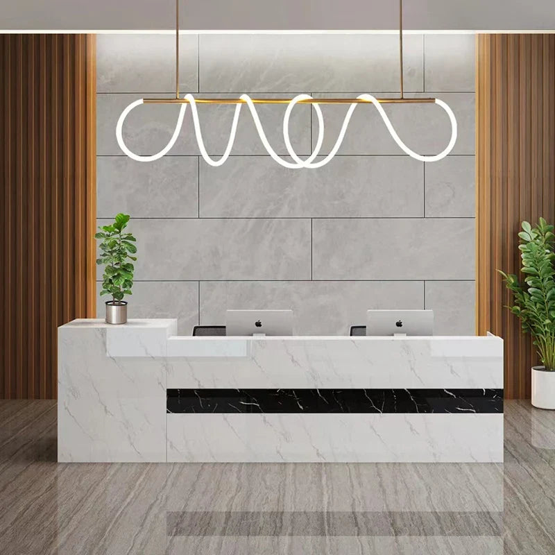 Lineaire Hanglamp LED IJzer Siliconen Zwart Goud Dimbaar Eetkamer Woonkamer Slaapkamer Modern Design | Sulvida