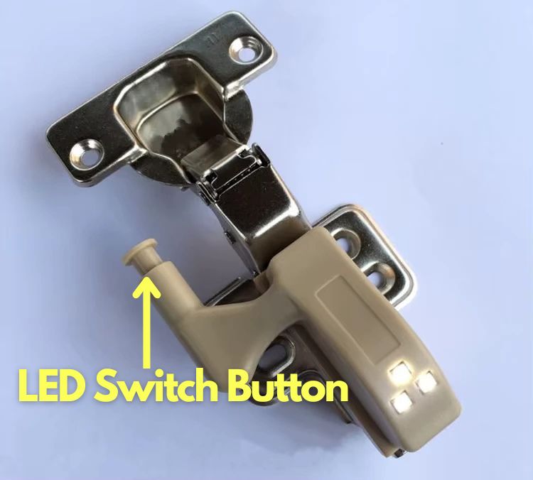 LED-scharnierlamp voor kastverlichting automatische in-uitschakeling energiezuinig eenvoudige batterijmontage | Sulvida