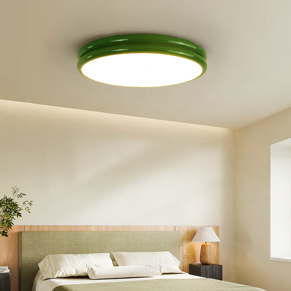 Moderne Plafondlamp Metaal Acryl Dimbaar Crème Rood Groen Oranje Woonkamer Slaapkamer Eetkamer Keuken | Sulvida