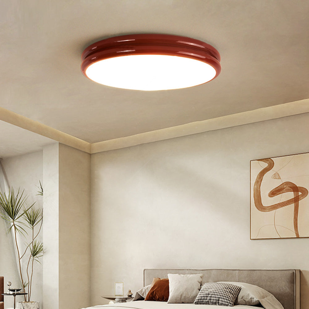 Moderne Plafondlamp Metaal Acryl Dimbaar Crème Rood Groen Oranje Woonkamer Slaapkamer Eetkamer Keuken | Sulvida