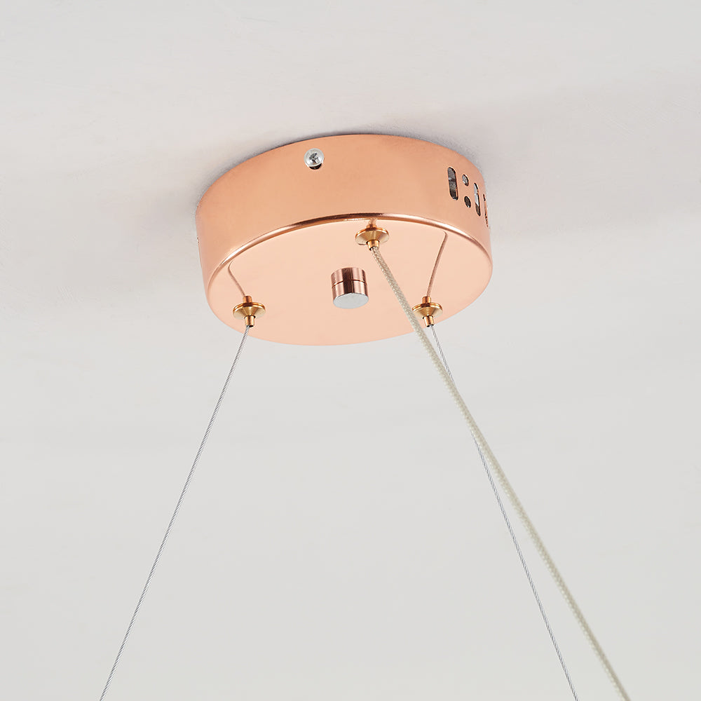 Hanglamp Metalen Kettingkraal LED Goud Zilver Dimbaar Woonkamer Eetkamer Slaapkamer Modern Design Luxe | Sulvida