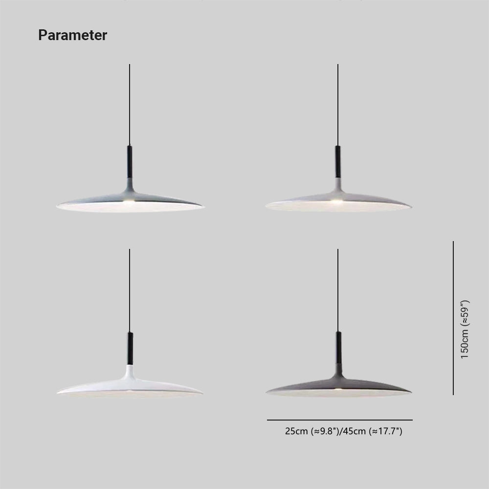 Industriële Hanglamp Metaal LED Woonkamer Slaapkamer Eetkamer Modern Rond Design Verstelbaar Dimbaar | Sulvida