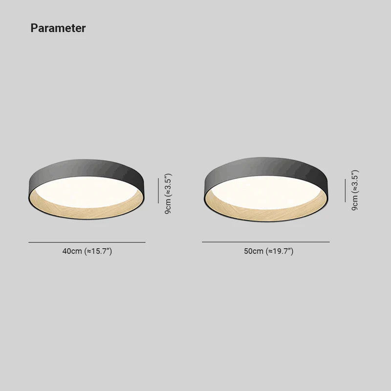 Moderne Ronde Plafondlamp LED Metaal Acryl Dimbaar Minimalistisch Design Wit Grijs Zwart Slaapkamer Woonkamer | Sulvida