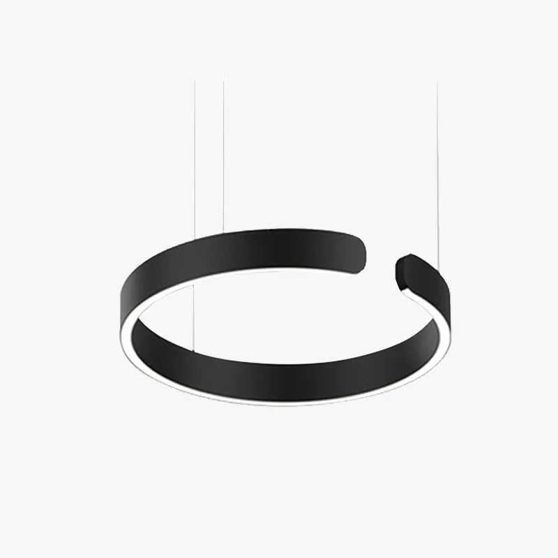 LED Ringlamp Hangverlichting Minimalistisch Metalen Design Modern voor Woonkamer Slaapkamer Eetkamer | Sulvida