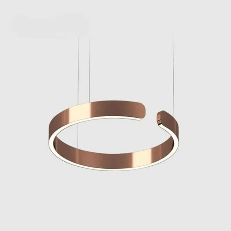 LED Ringlamp Hangverlichting Minimalistisch Metalen Design Modern voor Woonkamer Slaapkamer Eetkamer | Sulvida