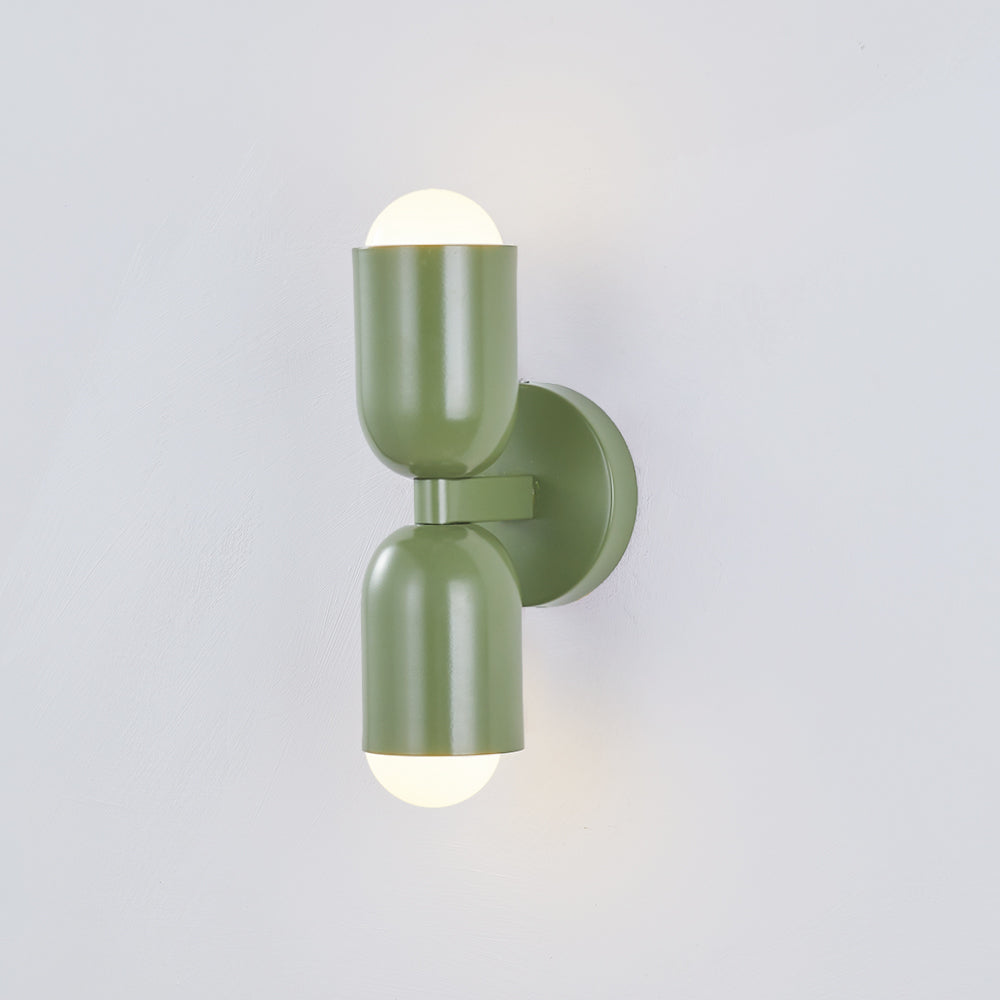 LED Wandlamp Metaal Twee Lichtpunten Decoratief Slaapkamer Woonkamer Wand Verlichting Modern Design Interieur | Sulvida