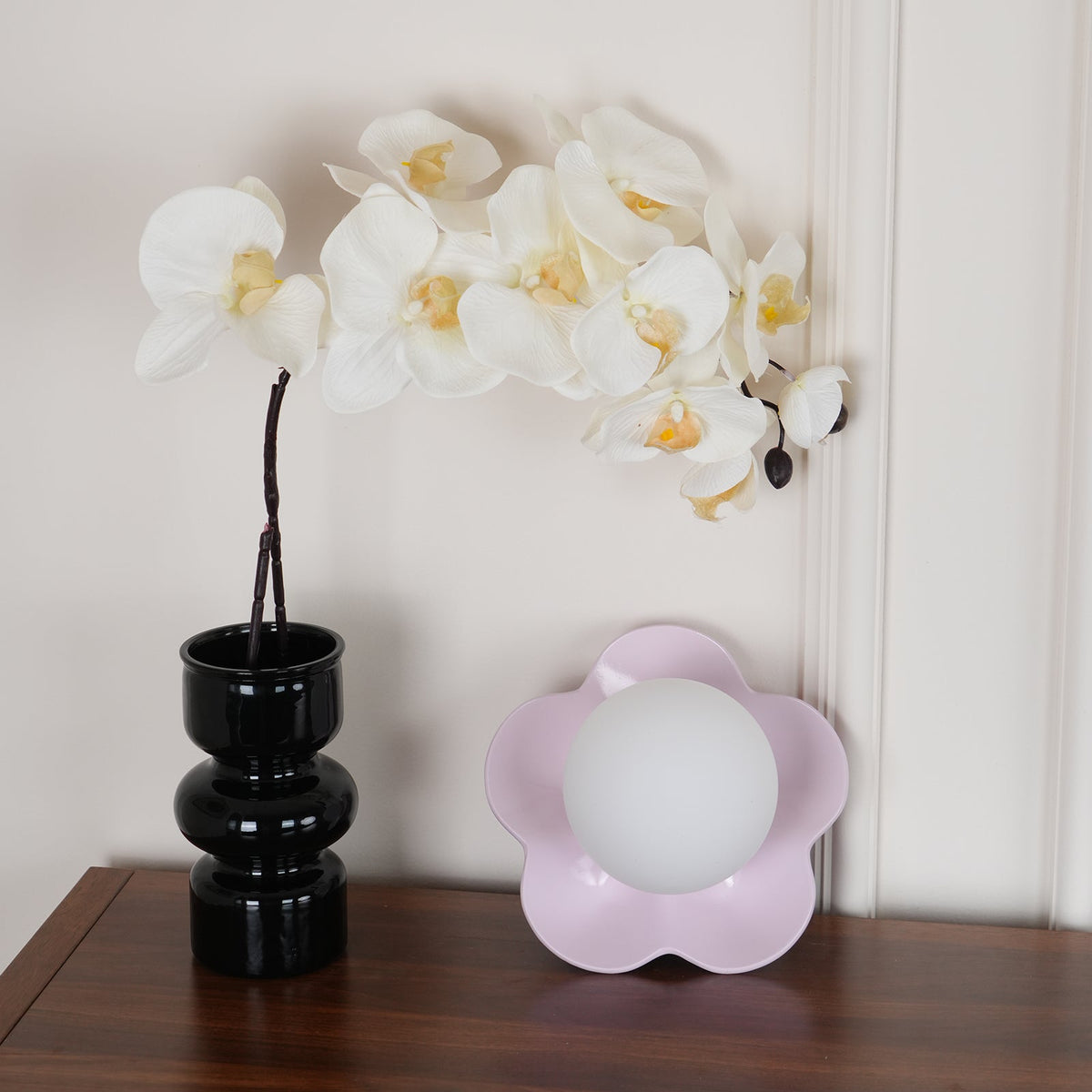 Bloembladwandlamp Glas & Hars G9 Fitting Dimbaar Wit Paars Geel Design Interieurverlichting Wanddecoratie Woonkamer | Sulvida