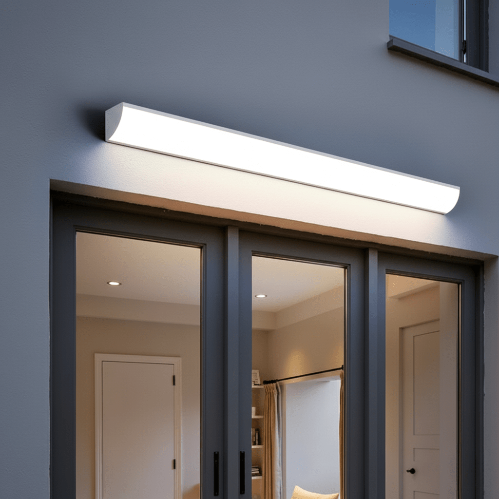 LED Buitenwandlamp Ultradun IP65 Waterdicht Zwart Wit Modern Design 30cm 40cm Tuinverlichting Gevellamp | Sulvida