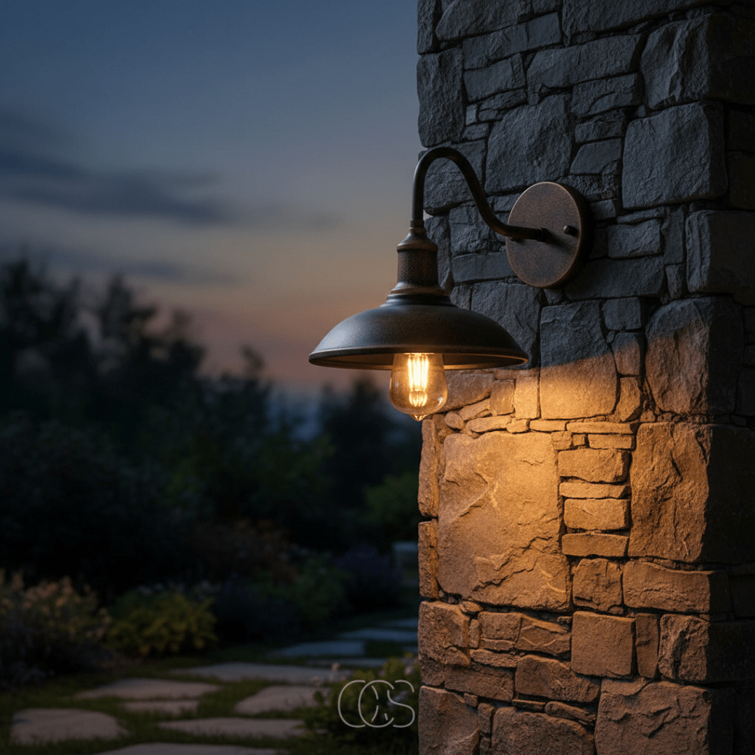 Vintage Wandlamp Brons voor Buiten – Sfeervolle Buitenverlichting met Klassiek Design en Tijdloze Uitstraling | Sulvida