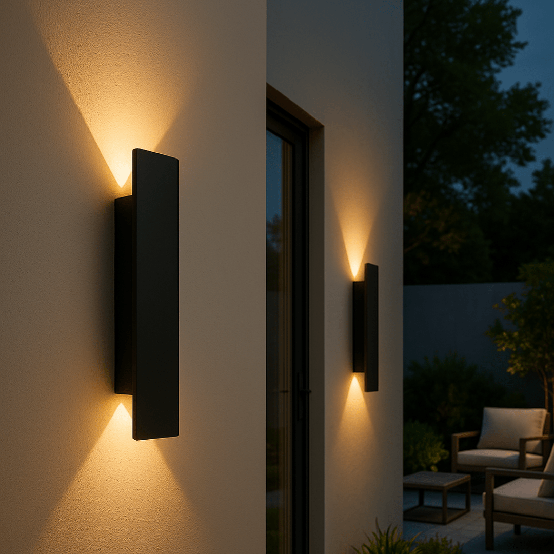 LED Wandlamp Waterdicht Aluminium Zwart Wit Buitenverlichting IP65 Modern Tuinlamp Design Gevel Buiten | Sulvida