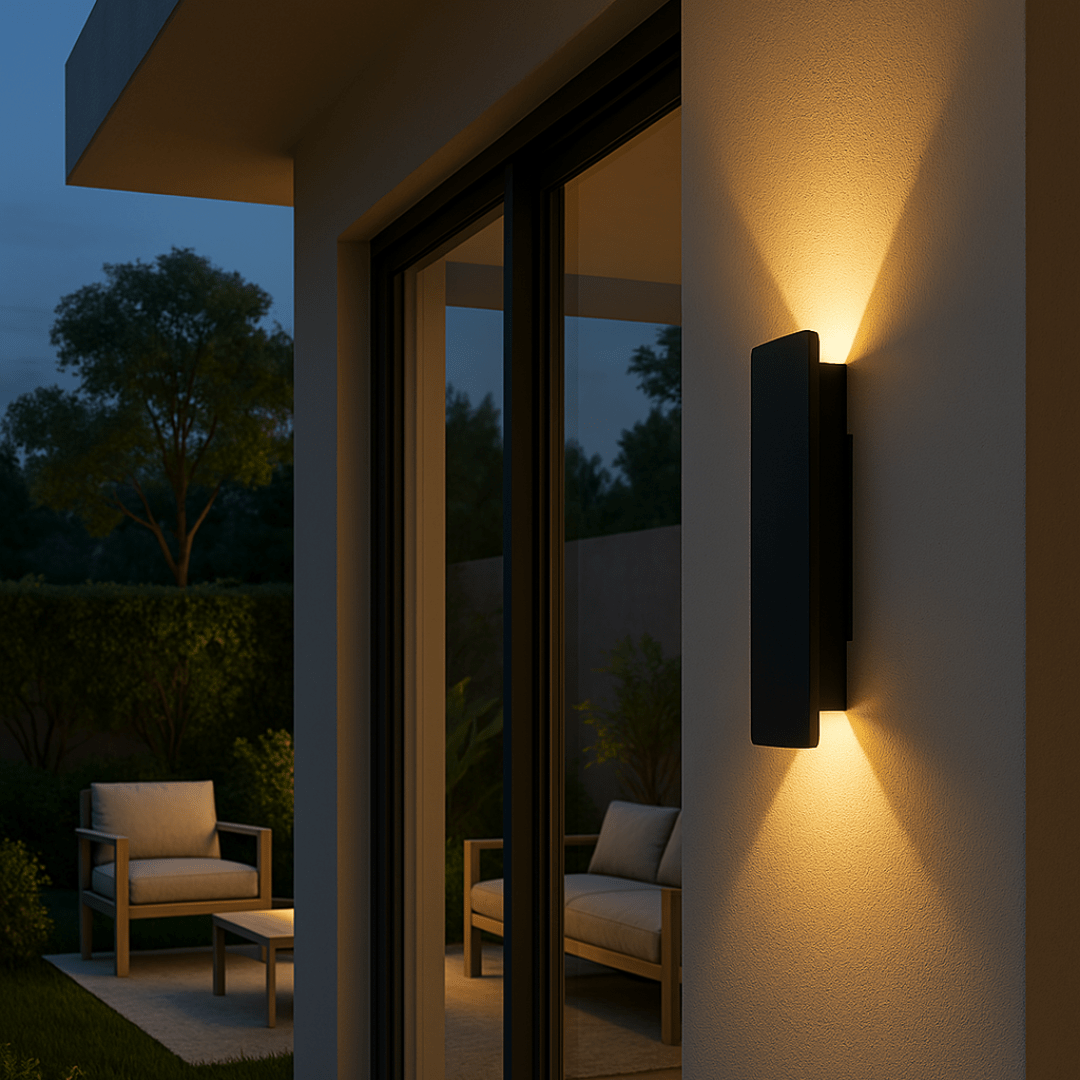 LED Wandlamp Waterdicht Aluminium Zwart Wit Buitenverlichting IP65 Modern Tuinlamp Design Gevel Buiten | Sulvida
