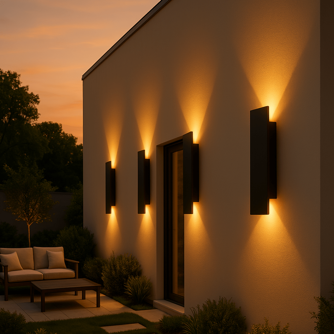 LED Wandlamp Waterdicht Aluminium Zwart Wit Buitenverlichting IP65 Modern Tuinlamp Design Gevel Buiten | Sulvida