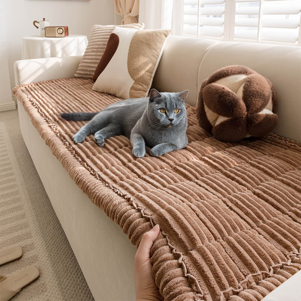 Waterbestendige Bankhoes Flanel Huisdierdeken Antislip Meubelbeschermer Ademend voor Bank en Sofa Hond Kat | Sulvida