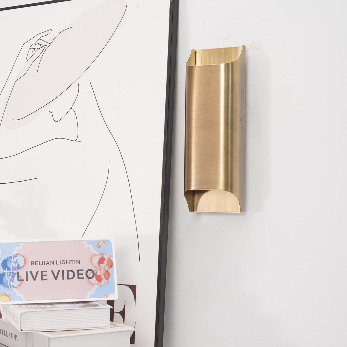 Wandlamp Messing met G9 Fitting Modern Design voor Woonkamer Slaapkamer Hal Binnenverlichting Stijlvol | Sulvida