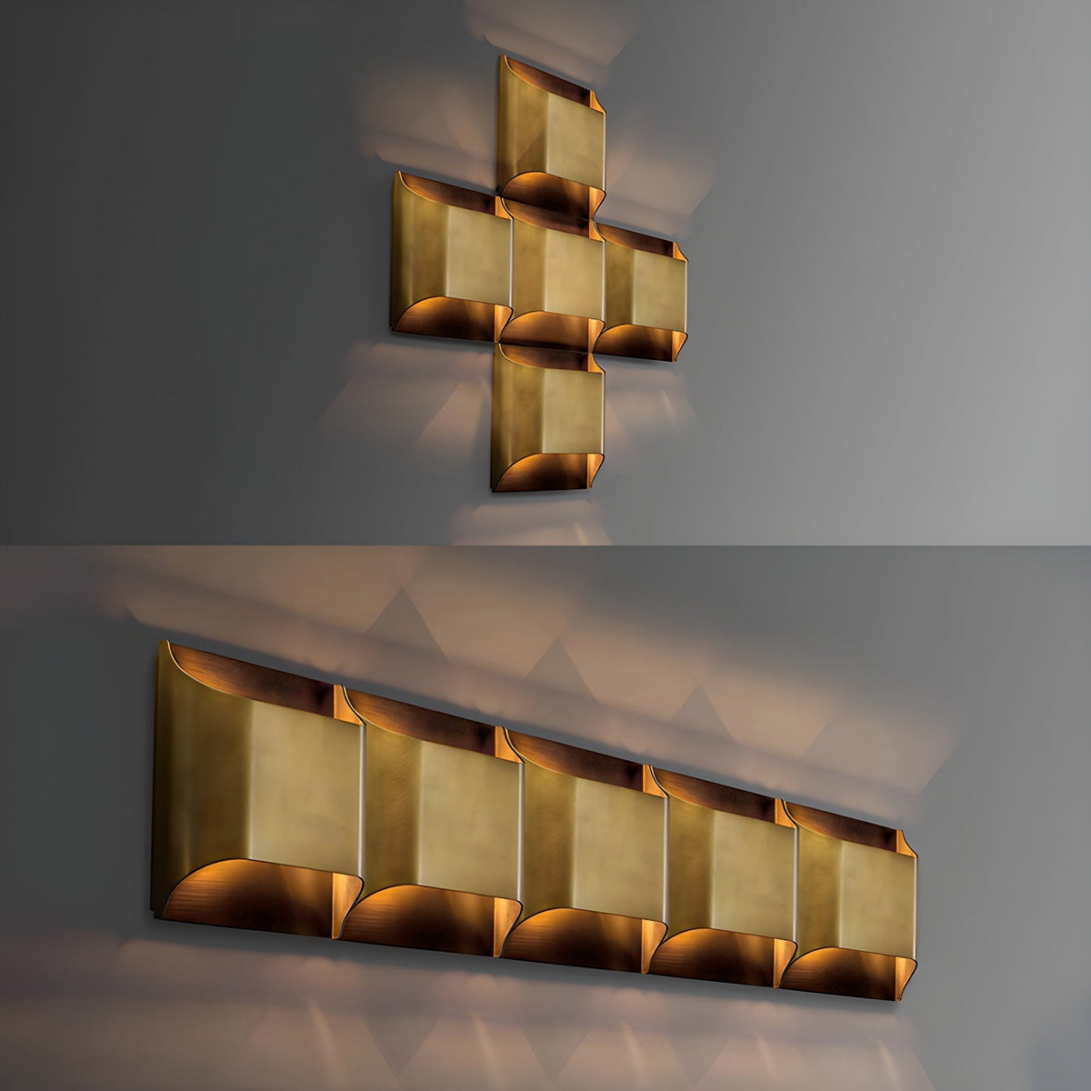 Wandlamp Messing met G9 Fitting Modern Design voor Woonkamer Slaapkamer Hal Binnenverlichting Stijlvol | Sulvida