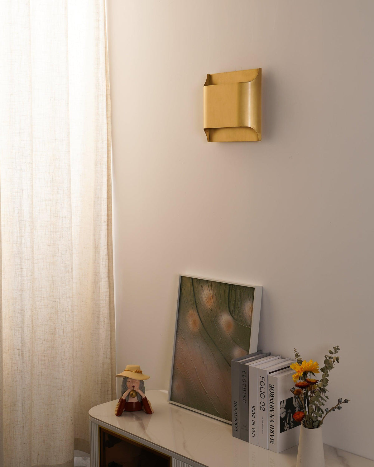 Wandlamp Messing met G9 Fitting Modern Design voor Woonkamer Slaapkamer Hal Binnenverlichting Stijlvol | Sulvida