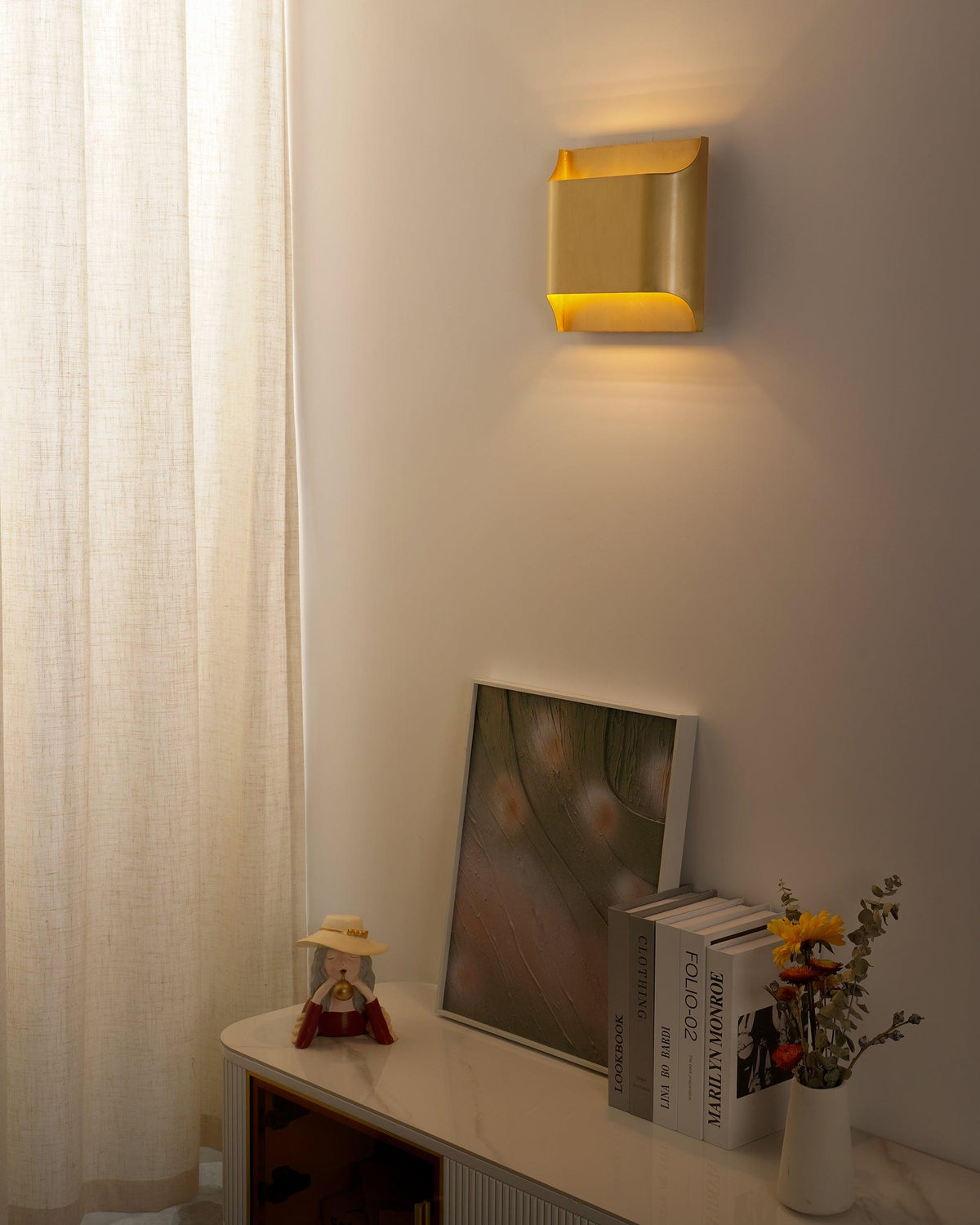 Wandlamp Messing met G9 Fitting Modern Design voor Woonkamer Slaapkamer Hal Binnenverlichting Stijlvol | Sulvida