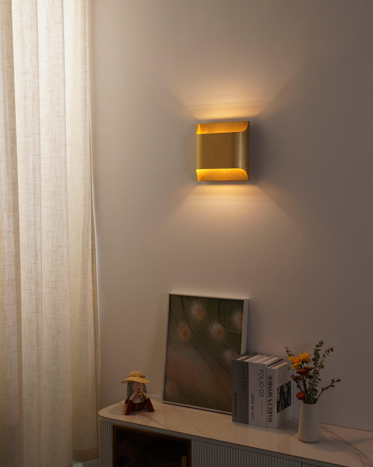 Wandlamp Messing met G9 Fitting Modern Design voor Woonkamer Slaapkamer Hal Binnenverlichting Stijlvol | Sulvida