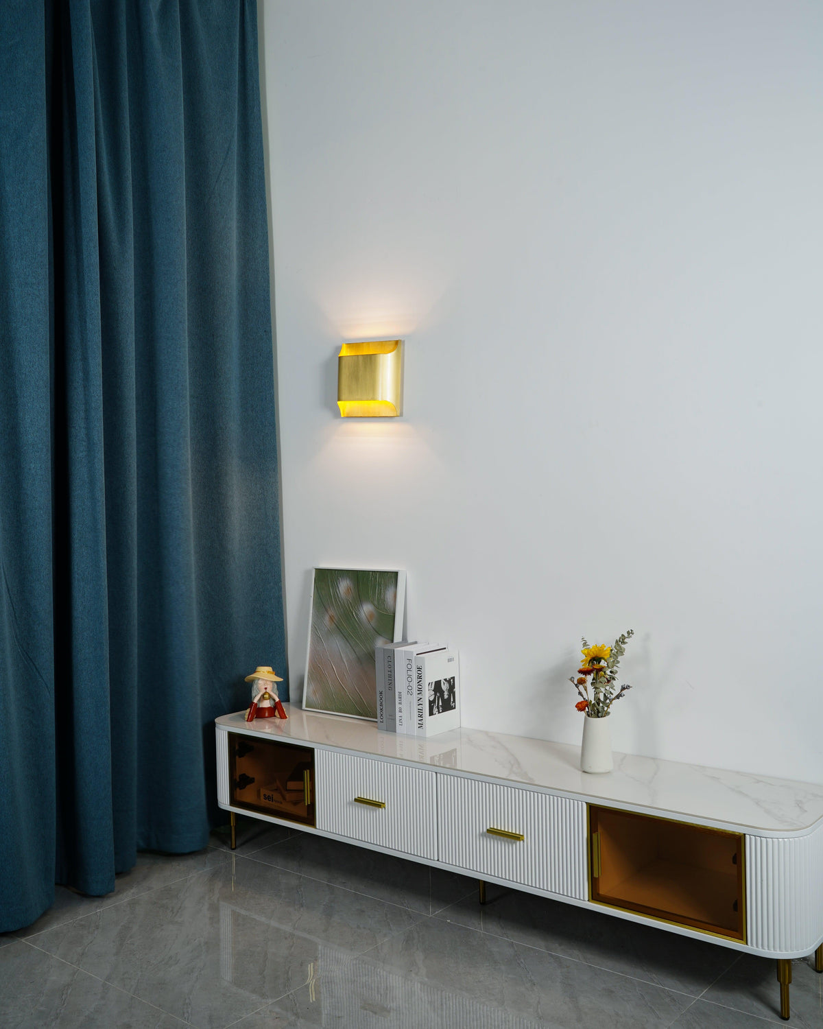 Wandlamp Messing met G9 Fitting Modern Design voor Woonkamer Slaapkamer Hal Binnenverlichting Stijlvol | Sulvida