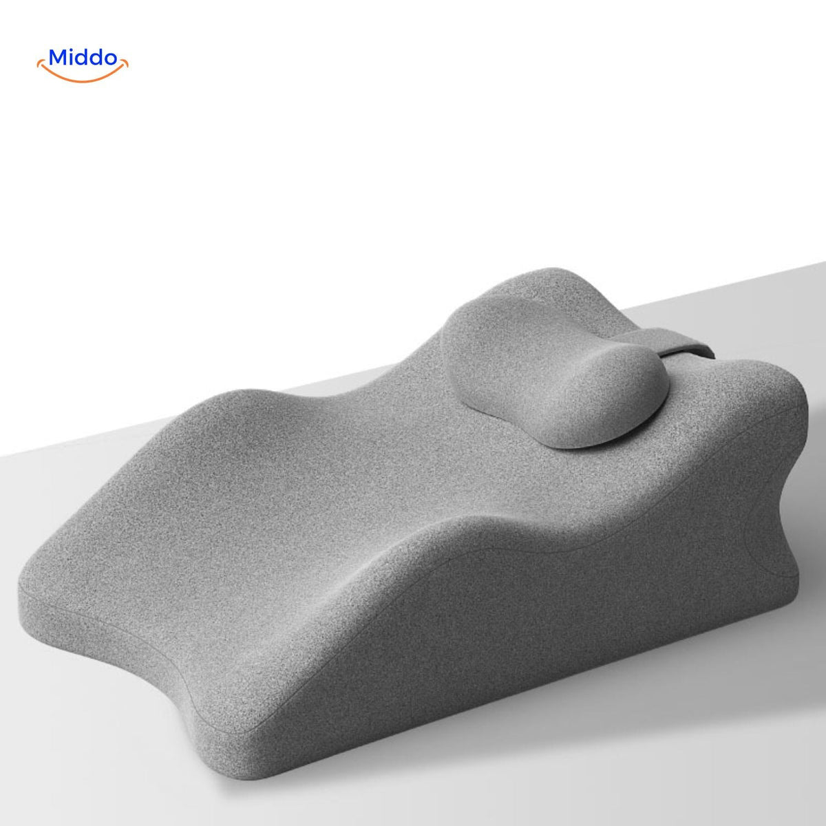 Beenkussen Elevatie Zwangerschap Grijs Comfortverhogend Ondersteunend Orthopedisch Kussen 60x36x24cm | Sulvida