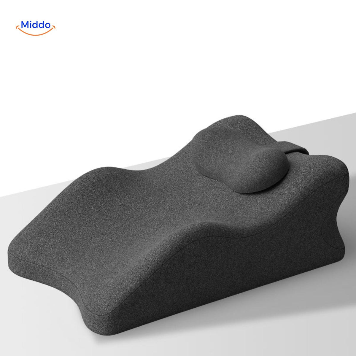 Beenkussen Elevatie Zwangerschap Grijs Comfortverhogend Ondersteunend Orthopedisch Kussen 60x36x24cm | Sulvida