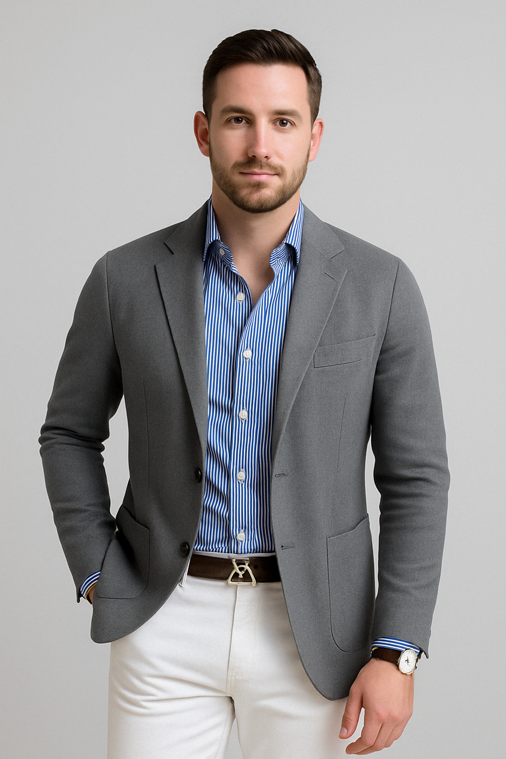 Blazer décontracté léger pour homme, coupe oversize, revers crantés, tenue business casual estivale, 7 couleurs | Sulvida