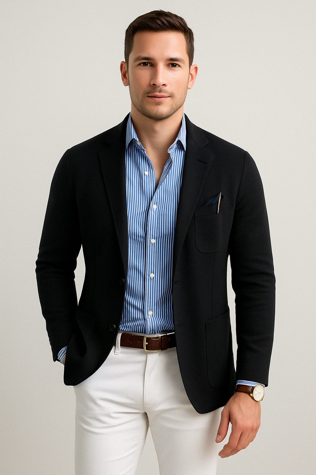 Blazer décontracté léger pour homme, coupe oversize, revers crantés, tenue business casual estivale, 7 couleurs | Sulvida