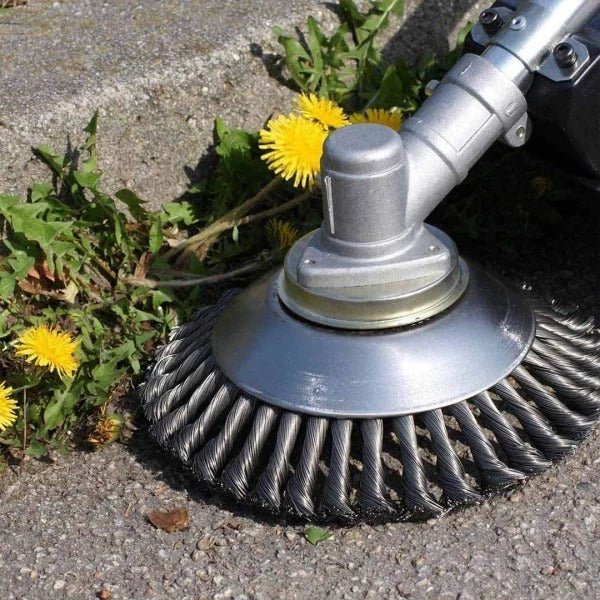 Handgrasmaaier 11,5cm met koolstofstalen snijschijf voor gazononderhoud onkruidverwijdering en tuinverzorging | Sulvida