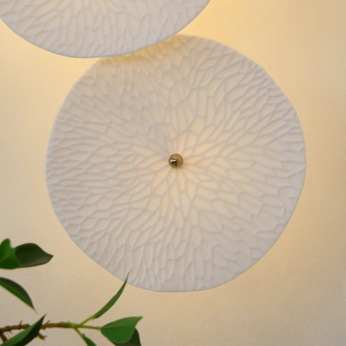 Wandlamp Keramiek Lotusbloem met Metalen Connector voor Slaapkamer Woonkamer Warm Licht Wandverlichting IP20 G4 | Sulvida