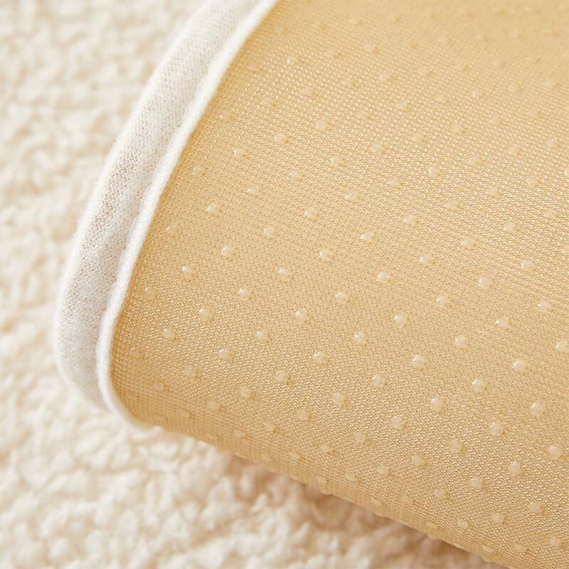 Sherpa Fleece Bankbeschermer met Kattenpootjesprint voor Huisdieren Sofa Bescherming Beige Grijs Blauw | Sulvida