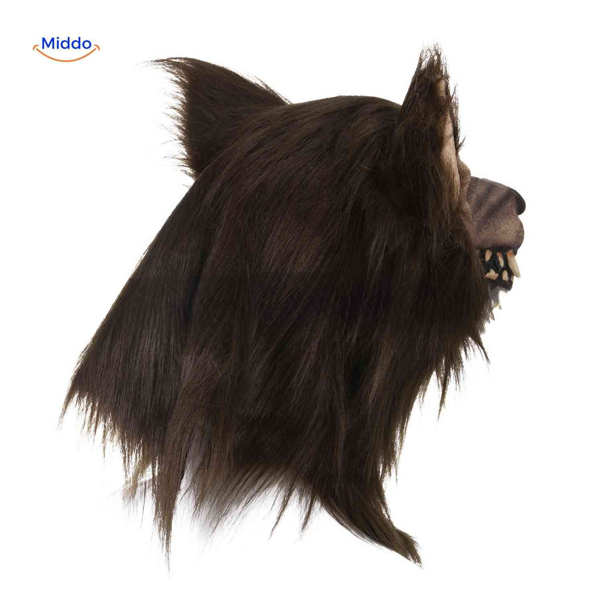 Wolfskop Halloween Masker Met Lichtgevende Ogen Latex Realistisch Horror Kostuum Feest Cosplay Accessoire | Sulvida