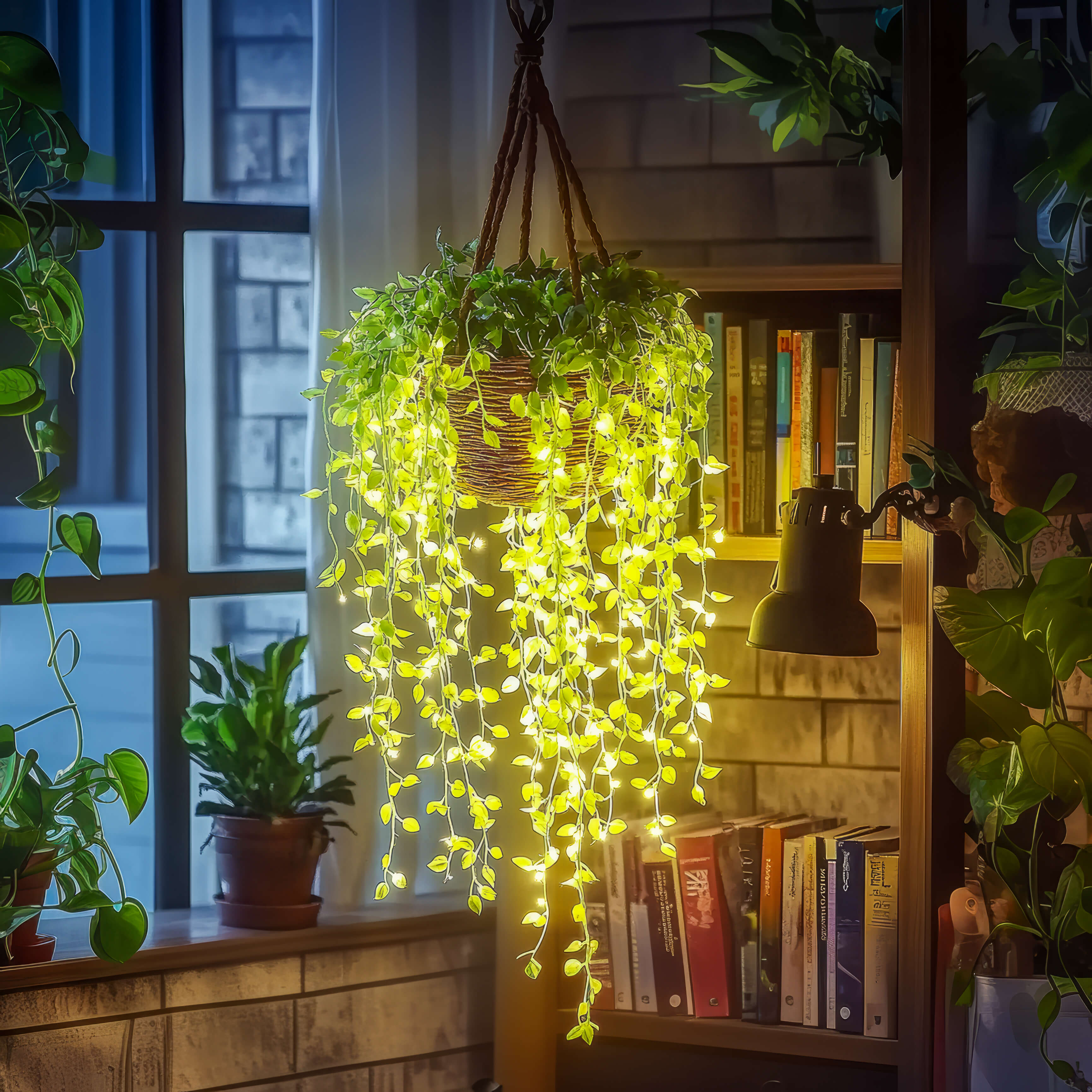 LED Verlichte Bloemranke met Warmwit Licht 3 Meter Kunsttak voor Sfeervolle Tuin- en Interieurverlichting | Sulvida