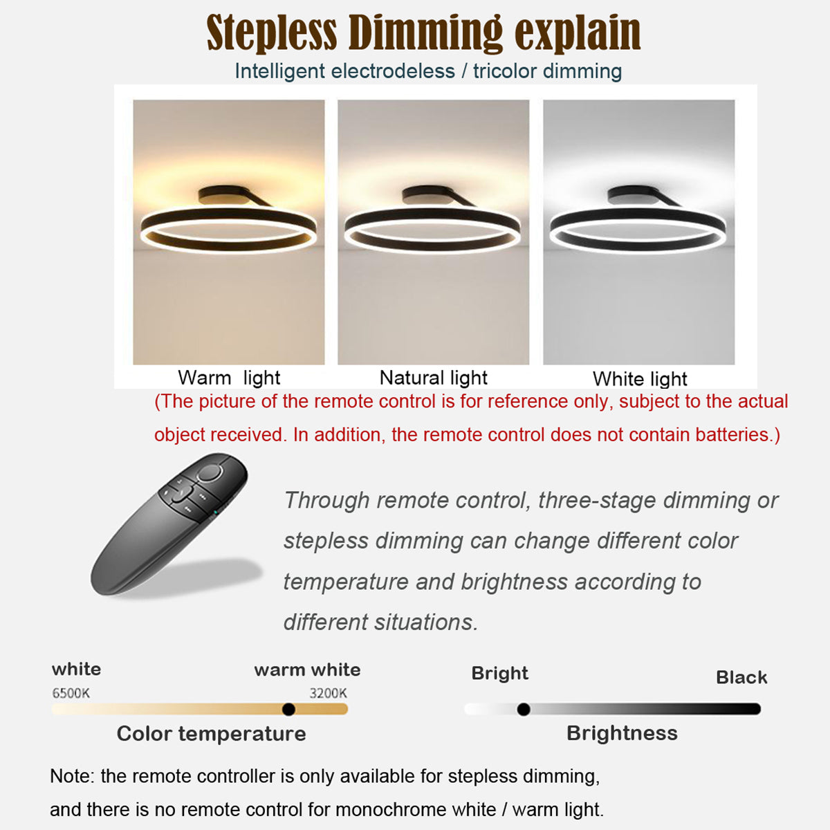 Minimalistische Plafondlamp LED Ronde Ringen Dimbaar Metaal Acryl Zwart Wit voor Slaapkamer Gang Eetkamer | Sulvida