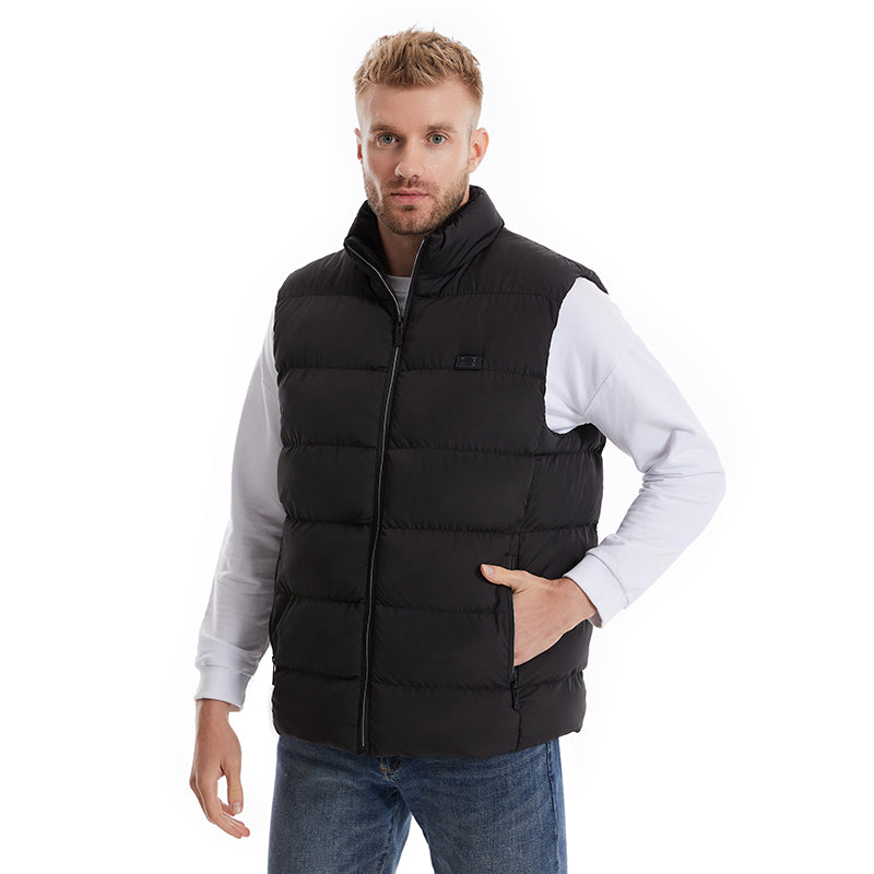 Verwarmbaar vest dames en heren nylon waterdicht verwarmend bodywarmer herfst winter unisex USB oplaadbaar | Sulvida