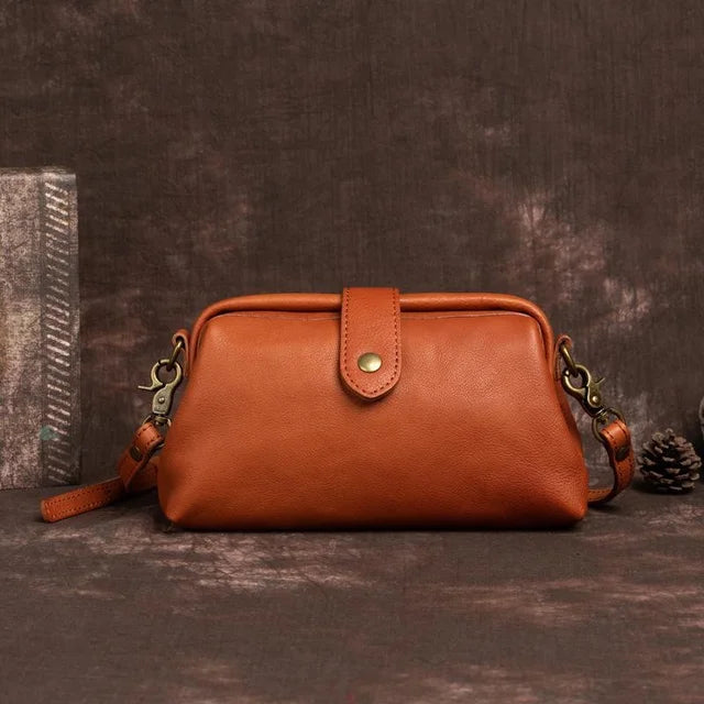 Handgemaakte Retro Schoudertas Vintage Leer Dames Crossbody Dagelijkse Accessoire Stijlvol Draagtas Mode | Sulvida