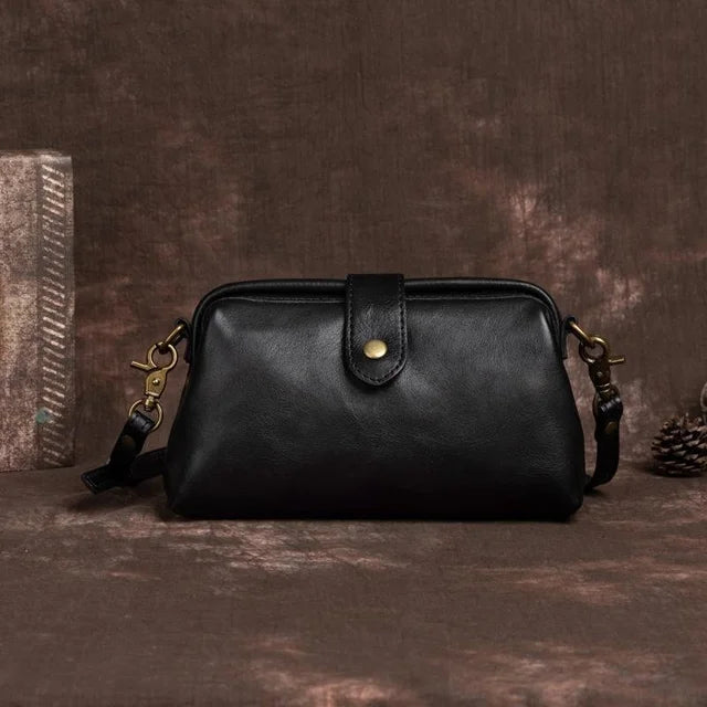 Handgemaakte Retro Schoudertas Vintage Leer Dames Crossbody Dagelijkse Accessoire Stijlvol Draagtas Mode | Sulvida