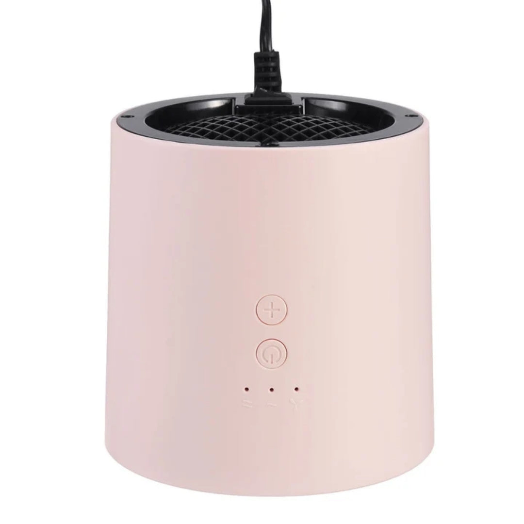 Keramische Mini Kachel 1360W Slimme Temperatuurregeling Wit Roze Veilig Kantoor Slaapkamer Energiezuinig | Sulvida