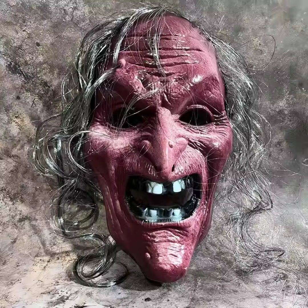 Heksenmasker Halloween Volwassenen Mystiek PVC Horror Gezichtsmasker Verkleedparty Cosplay Tovenares | Sulvida