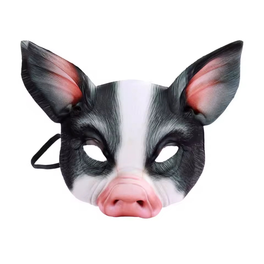 Dierenmasker Halfgezicht 3D Foam Design voor Feest Themafeesten Carnaval Kinderfeestjes Meerdere Dierenmotieven | Sulvida