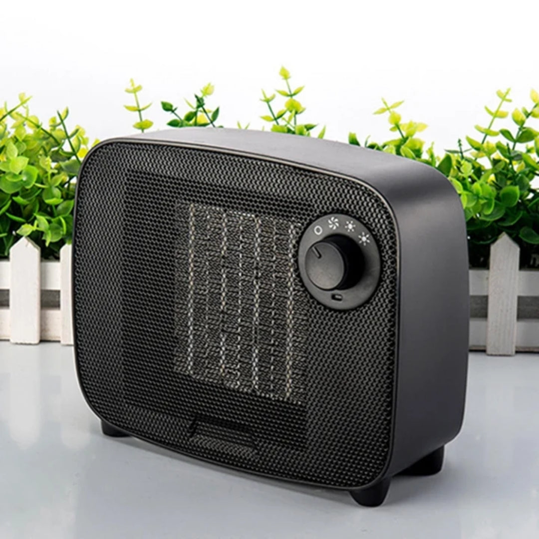 Keramische Bureauverwarmer Compact 1500W Stil PTC Verwarmingstoestel Veilig Kantelfunctie Energiezuinig | Sulvida