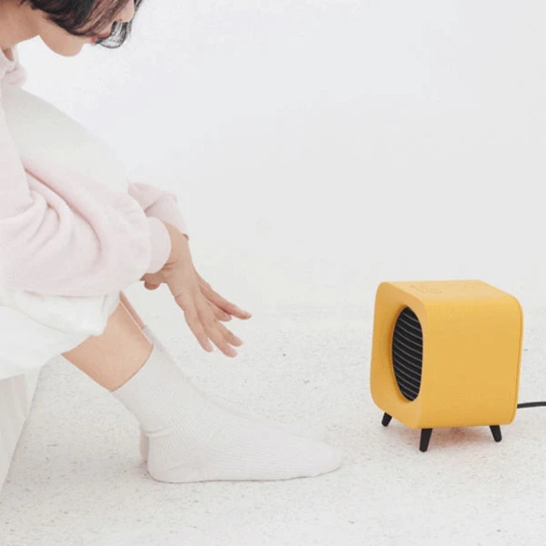 Compacte Keramische Kachel 700W Binnenruimtes Ventilator Verwarming Binnen Thuis Werkplek Ruimteverwarmer | Sulvida