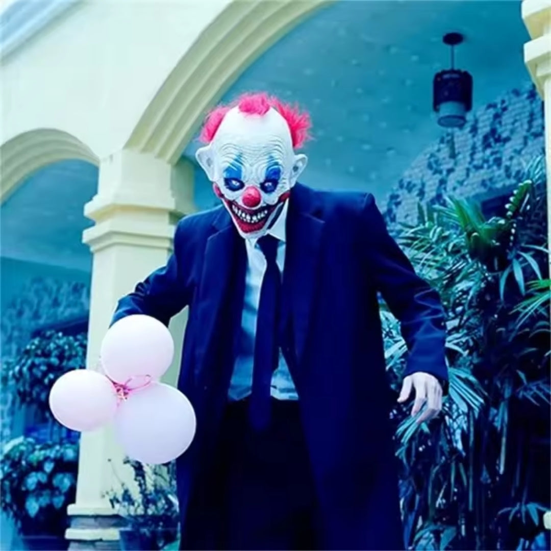 Horrormasker Lachende Clown Latex Volledig Gezicht Halloween Feestmasker Cosplay Kostuum Griezel Accessoire | Sulvida