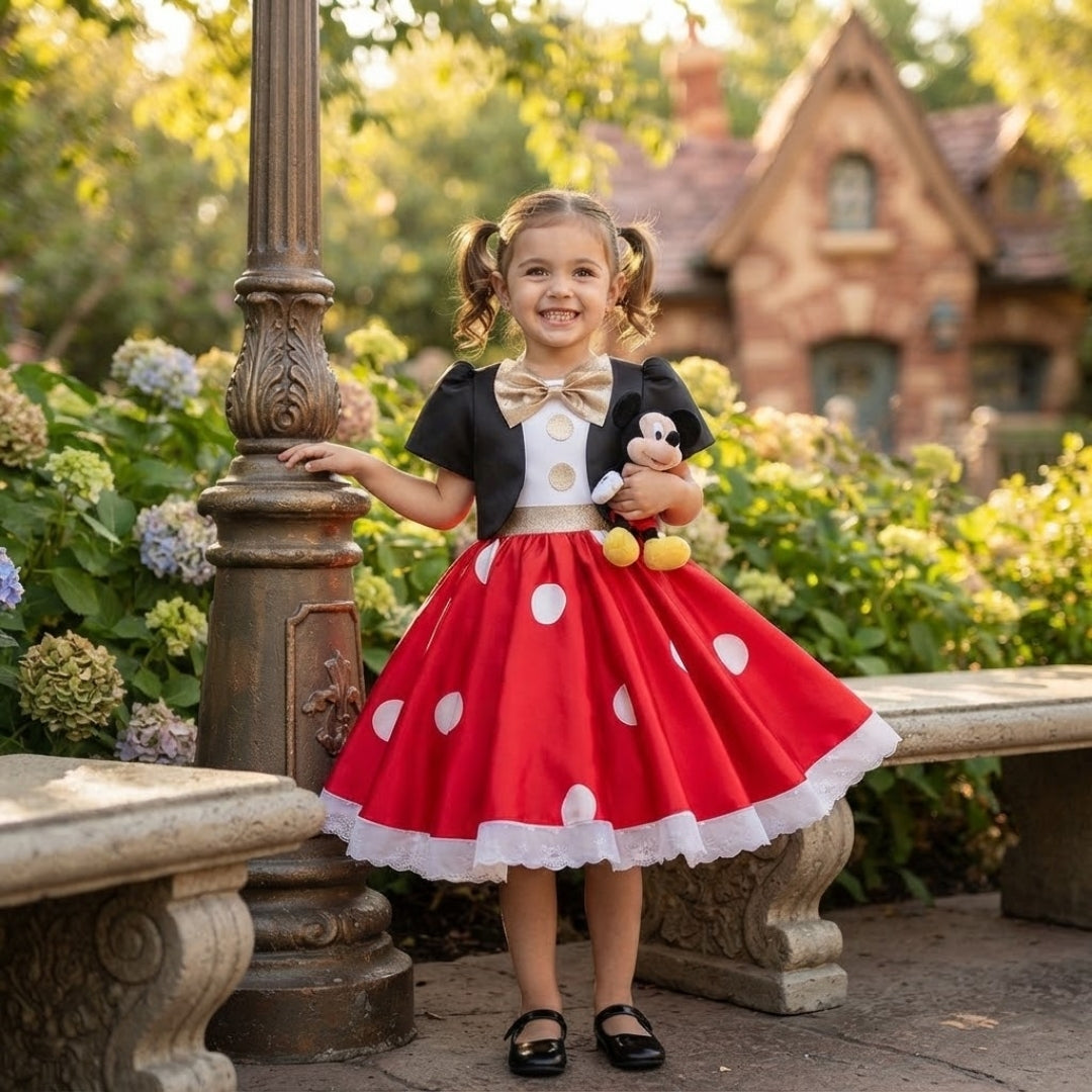Tekenfilm Verkleedpak Kind Stippenprint Polyester Cosplay Feestkleding Halloween Carnaval Optocht Kostuum | Sulvida