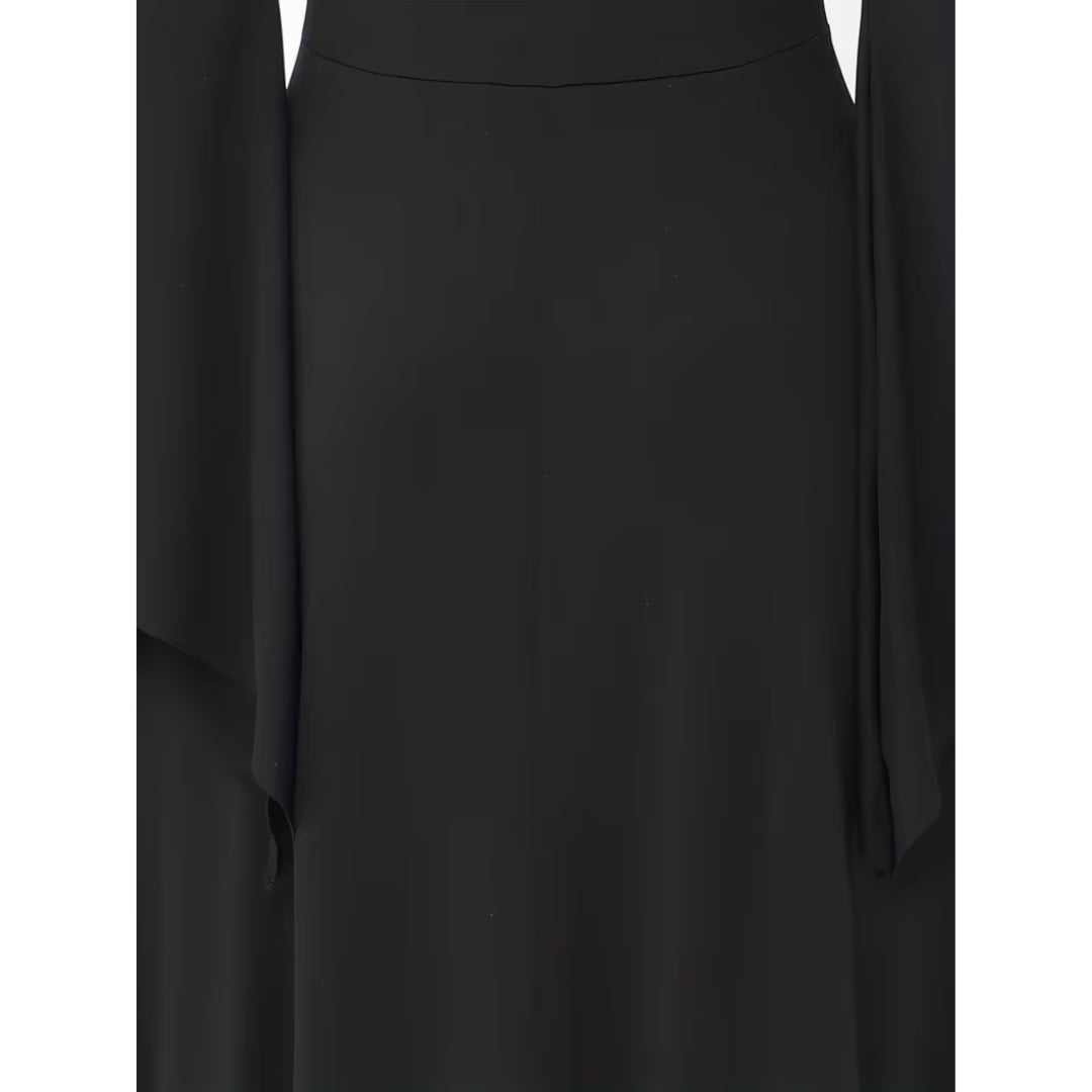 Gotische Vampierjurk Dames met Hoge Kraag en Vetersluiting - Elegant Feestkostuum voor Halloween en Themafeesten | Sulvida